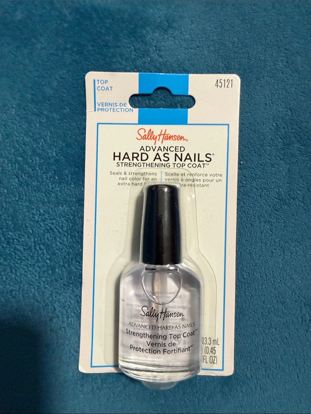 Sally Hansen Advanced Hard As Nails Strengthening Top Coat - Clear